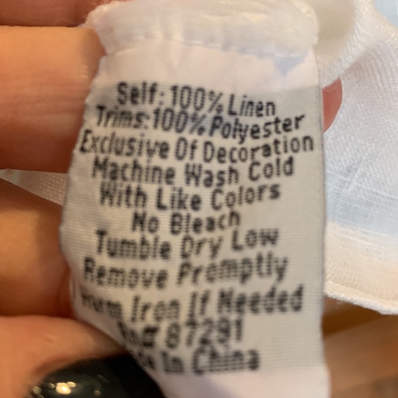 Johnny Was unstructured linen top. Size XL - Picture 10 of 10